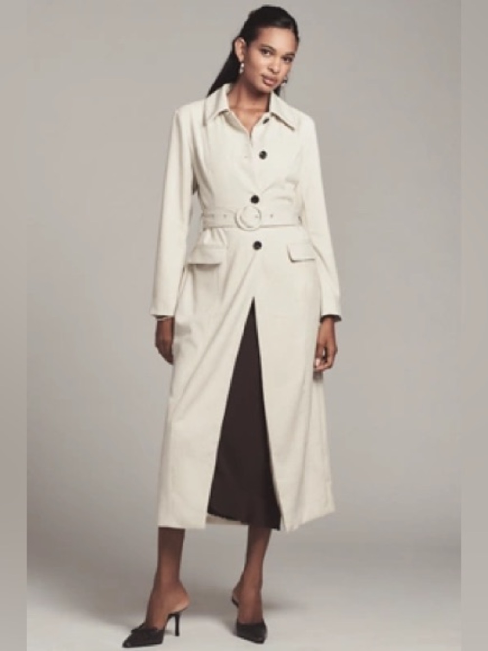 NWOT Anthropologie Avec Les Filles Cutaway Coat sz M